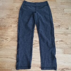 (XL) Triple Flip Heathered Cropped Leggings Yoga Athleisure Gym Discontinued